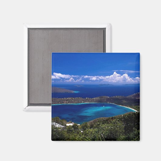 Magens Bay, St. Thomas, Amerikaanse Maagdeneilande Magneet (Voorkant / Achterkant)