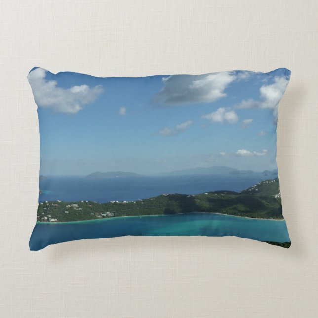 Magens Bay, St. Thomas Beauful Island Scene Accent Kussen (Voorkant)