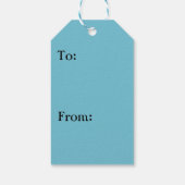 Magens Bay, St. Thomas Beauful Island Scene Cadeaulabel (Achterkant)