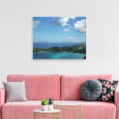 Magens Bay, St. Thomas Beauful Island Scene Canvas Afdruk (Insitu (Woonkamer))