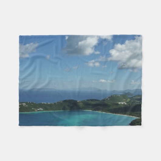 Magens Bay, St. Thomas Beauful Island Scene Fleece Deken (Voorkant (Horizontaal))