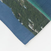 Magens Bay, St. Thomas Beauful Island Scene Fleece Deken (Hoek)