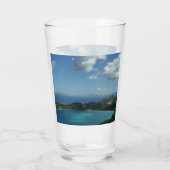Magens Bay, St. Thomas Beauful Island Scene Glas (Achterkant)