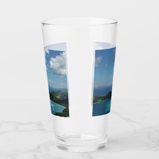 Magens Bay, St. Thomas Beauful Island Scene Glas (Links)