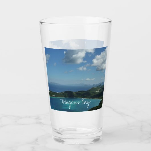 Magens Bay, St. Thomas Beauful Island Scene Glas (Voorkant)