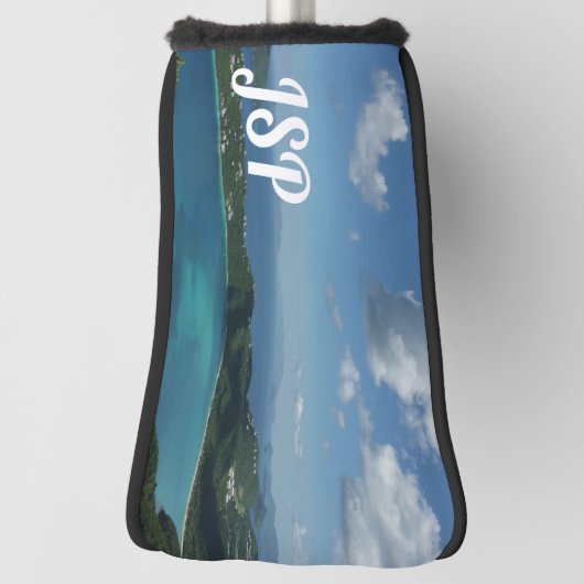 Magens Bay, St. Thomas Beauful Island Scene Golfheadcover (Draai 90)