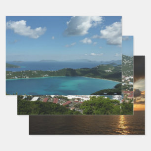Magens Bay, St. Thomas Beauful Island Scene Inpakpapier Vel