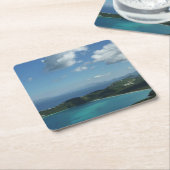 Magens Bay, St. Thomas Beauful Island Scene Kartonnen Onderzetters (Schuin)
