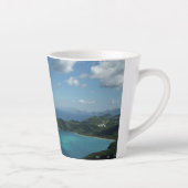 Magens Bay, St. Thomas Beauful Island Scene Latte Mok (Rechts)