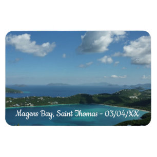 Magens Bay, St. Thomas Beauful Island Scene Magneet
