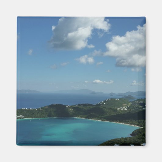 Magens Bay, St. Thomas Beauful Island Scene Magneet (Voorkant)
