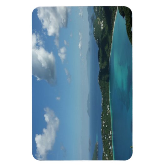 Magens Bay, St. Thomas Beauful Island Scene Magneet (Verticaal)