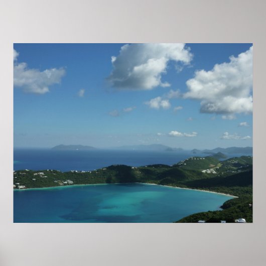 Magens Bay, St. Thomas Beauful Island Scene Poster (Voorkant)