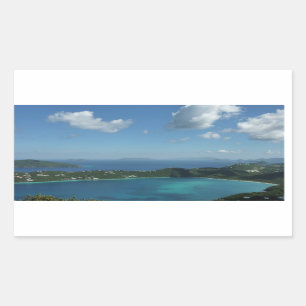Magens Bay, St. Thomas Beauful Island Scene Rechthoekige Sticker