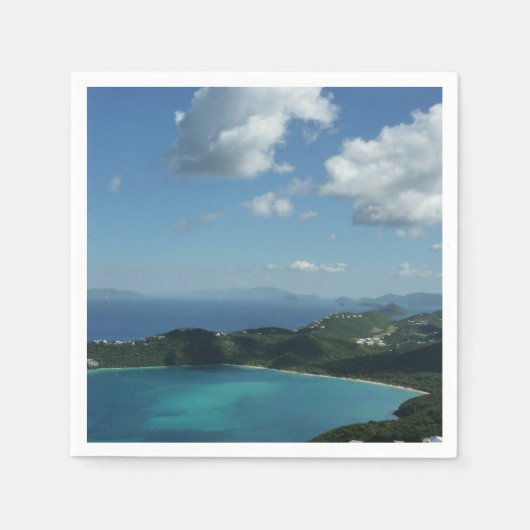 Magens Bay, St. Thomas Beauful Island Scene Servetten (Voorkant)