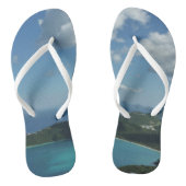 Magens Bay, St. Thomas Beauful Island Scene Teenslippers (Voetbed)