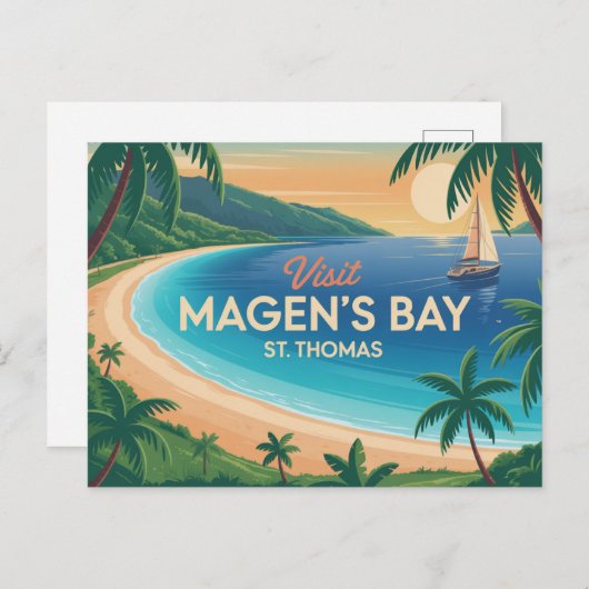 Magen's Bay, St. Thomas Briefkaart (Voorkant / Achterkant)
