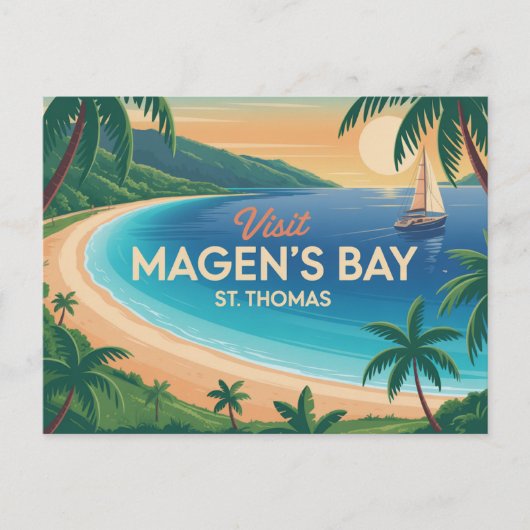 Magen's Bay, St. Thomas Briefkaart (Voorkant)