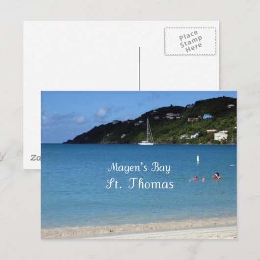 Magen's Bay, St. Thomas Briefkaart (Voorkant / Achterkant)