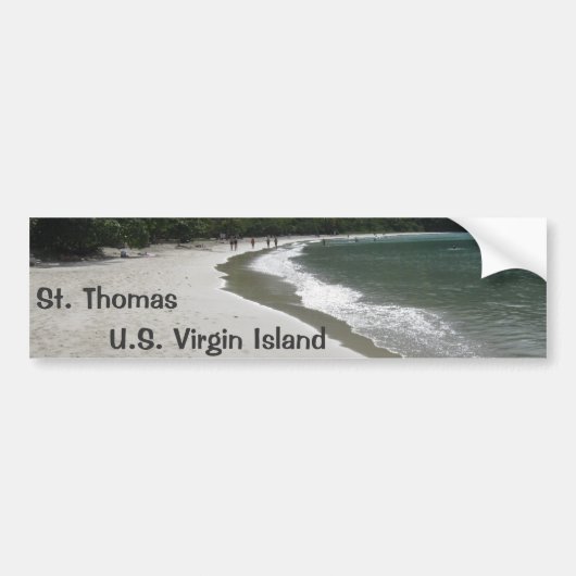 Magen's Bay, St. Thomas Bumpersticker (Voorkant)