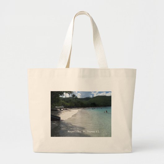 Magen's Bay, St. Thomas Grote Tote Bag (Voorkant)