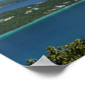 Magens Bay, St. Thomas Moo landschap op het eiland Poster (Hoek)