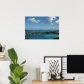 Magens Bay, St. Thomas Moo landschap op het eiland Poster (Thuiskantoor)