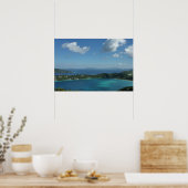 Magens Bay, St. Thomas Moo landschap op het eiland Poster (Keuken)