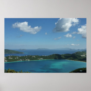 Magens Bay, St. Thomas Moo landschap op het eiland Poster