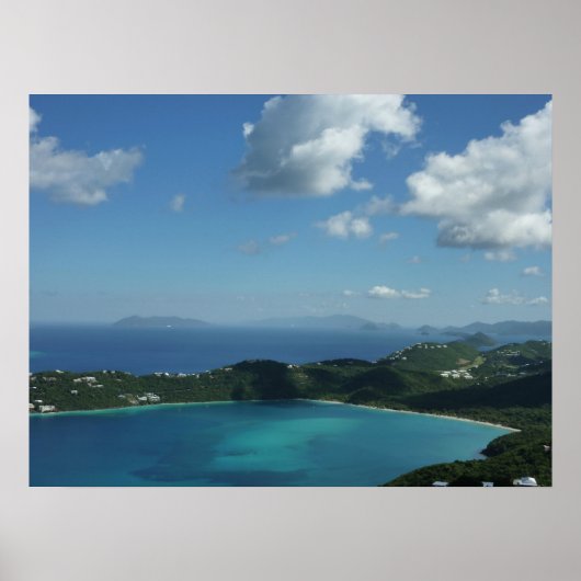 Magens Bay, St. Thomas Mooie eilandschene Poster (Voorkant)