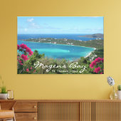 Magens Bay St. Thomas, USVI Tropical Beach Canvas Afdruk (Insitu (Woonkamer))