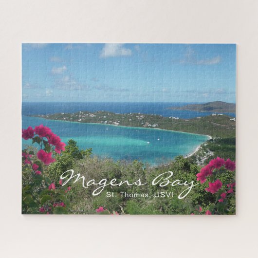 Magens Bay St. Thomas, USVI Tropical Beach Photo Legpuzzel (Horizontaal)
