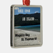 Magens Bay, St. Thomas VI Metalen Ornament (Rechts)