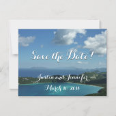 Magens Bay, St. Thomas Wedding Save the Date Magnetische Uitnodiging (Voorkant)