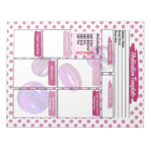 Magent Nursing Student Medicatie Sjabloon Notitieblok (Voorkant)