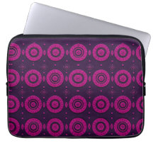 Magenta Afrikaans Geometrisch Cirkelpatroon Elektr