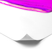 Magenta agaat plak gepolijst poster (Hoek)