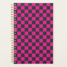 Magenta and smoke checkerboard pattern