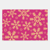 Magenta and Yellow Modern Holiday  Inpakpapier Vel (Voorkant 3)