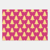 Magenta and Yellow Modern Holiday  Inpakpapier Vel (Voorkant 2)