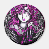 Magenta Angel Magnet (Voorkant)