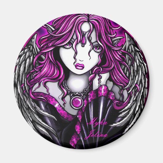 Magenta Angel Magnet (Voorkant)