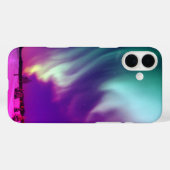 Magenta Aqua Alaskan Noorderlicht Case-Mate iPhone Case (Achterkant (horizontaal))