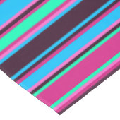 Magenta, Aqua en blauw tafelkleed (Gekanteld)