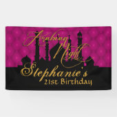 Magenta, Arabiër Nights Spandoek (Horizontaal)