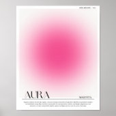 Magenta Aura Poster (Voorkant)