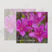 Magenta Azalea DSC1724 Save The Date (Voorkant / Achterkant)