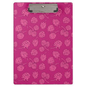 Magenta Berry Pattern Klembord (Voorkant)