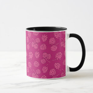 Magenta Berry Pattern Mok