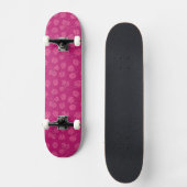 Magenta Berry Pattern Persoonlijk Skateboard (Voorkant)